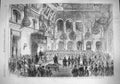Old Antique Print 1861 Investiture King William Prussia Insignia Garter 19th