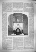 Old Antique Print 1861 Funeral Duchess Kent Ante-Chapel George'S Windsor 19th