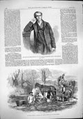 Original Old Antique Print 1861 Henry Philpott Bishop Worcester Carrots London