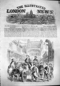 Original Old Antique Print 1861 Tien-Tsin Chinese Idemnity Money Siers Victorian
