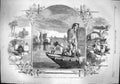 Original Old Antique Print 1861 Methods Conveying Cotton India Ports Shipment