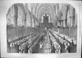 Original Old Antique Print 1861 Parochial Choirs Southwell Nottinghamshire Read
