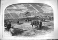 Old Antique Print 1861 Derby Horse Racing Course Paddock Sport Fine Art 19th