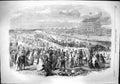 Original Old Antique Print 1861 Epsom Horse Racing Amusements Downs Sport 19th