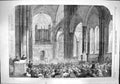 Old Antique Print 1861 Diocesan Meeting Paris Choirs Salisbury Cathedral 19th
