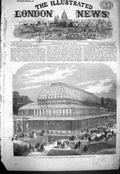 Original Old Antique Print 1861 Conservatory Horticultural Society Kensington