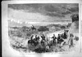 Original Old Antique Print 1861 National Rifle Association Wimbledon Common