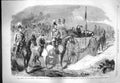 Original Old Antique Print 1861 Queen Ireland Siers Curragh Kildare Carriage
