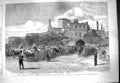 Original Old Antique Print 1861 Lord Palmerston Lord Warden Dover Castle Cinque