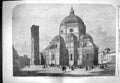Original Old Antique Print 1861 Santa Maria Del Foire Cathedral Florence Italy