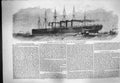 Original Old Antique Print 1861 Disaster Great Eastern Ship Towed Cork Harbour