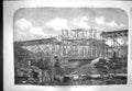 Original Old Antique Print 1861 Progress Great Exhibition Building Archi 19th