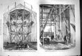 Old Antique Print 1861 Great Exhibition Building Traversing Platform Nave 19th