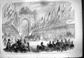 Antique Print *3805 1861 Coronation King Prussia Konigsberg Ladies Address