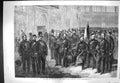 Original Old Antique Print 1861 Officer Privates London Rifle Volunteer Brigade