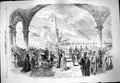 Original Old Antique Print 1861 Scene Othello Princess Theatre Town Harbour 19th