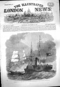 Original Old Antique Print 1861 Federal Merchantman Harvey Birch Ship Na 19th