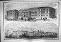 Old Antique Print 1861 Musuem Scotland Edinburgh Prince Consort Barracks 19th