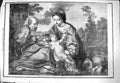 Original Old Antique Print 1861 Egypt Family Baby Guido Louver Paris France