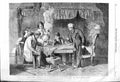 Old Antique Print 1862 Grandfathers Portrait Family Home Art Scene Knight 19th