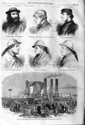 Original Old Antique Print 1862 Hartley Colliery Emerson Coulson Watson Pitmen