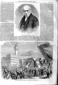Original Old Antique Print 1862 Thomas Hartwell Horne Trades Florence Pope 19th