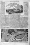 Original Old Antique Print 1862 Fishmonger Poulterers Hornsey Hyde Park London