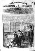 Old Antique Print 1862 Trial Small-Bore Rifles Plumstead Marshes Council 19th