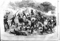Old Antique Print 1862 War America New York Massachusetts Roanoke Battle 19th