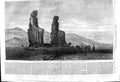 Original Old Antique Print 1862 Egypt Camel Cattle Statue Plain Goorna Dillon