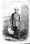 Original Old Antique Print 1862 Portrait General Lord Clyde G.C.B. K.S.I. 19th
