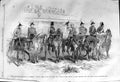 Original Old Antique Print 1862 General Lord Clyde Siers Volunteers Brighton