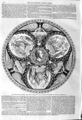 Original Old Antique Print 1862 Albert Commmoration Tazza London Art Union 19th