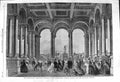 Old Antique Print 1862 Entrance Horticultural Gardens Exhibition Building 19th