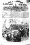 Original Old Antique Print 1862 Nonconformists London Albertland New Zealand