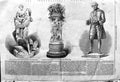 Original Old Antique Print 1862 Statue Paul Virginia Porcelain Wedgwoo Victorian