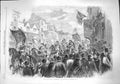Original Old Antique Print 1862 Lady Godiva Procession Coventry England 19th