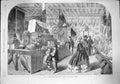 Original Old Antique Print 1862 International Exhibition Natal Court Victorian