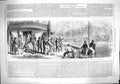 Antique Print *3818 1862 War America Refugees Mississippi Federal Transport