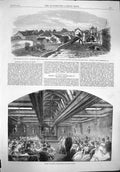 Original Old Antique Print 1862 Ningpo Davis Cornewall Collard Conce Victorian