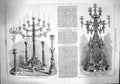 Original Old Antique Print 1862 Iron Candelabrum Garrard Dhuleep Church 19th