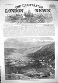 Original Old Antique Print 1862 Tuapeka Gfields Otago New Zealand Mo Victorian