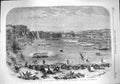Original Old Antique Print 1862 Fete Harvey High Sherriff Norfolk Crow Victorian