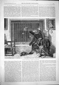 Original Old Antique Print 1862 International Exhibition Farewell Art Manzano