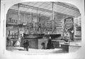Original Old Antique Print 1862 Admiralty Naval Court Ships Exhibition 19th