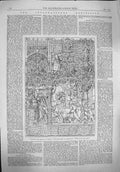Original Old Antique Print 1862 Stained Glass Window Chance Brothers Bir 19th