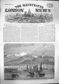 Original Old Antique Print 1862 Patras Government Revolution Greece Boat 19th