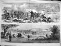 Old Antique Print 1862 War America Federals Manassas Richmond Virginia 19th