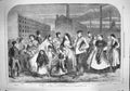 Old Antique Print 1862 Meeting Committee Mayor'S Parlour Manchester Hall 19th