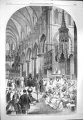 Old Antique Print 1862 Dr. Charles Thomas Longley Archbishop Canterbury 19th